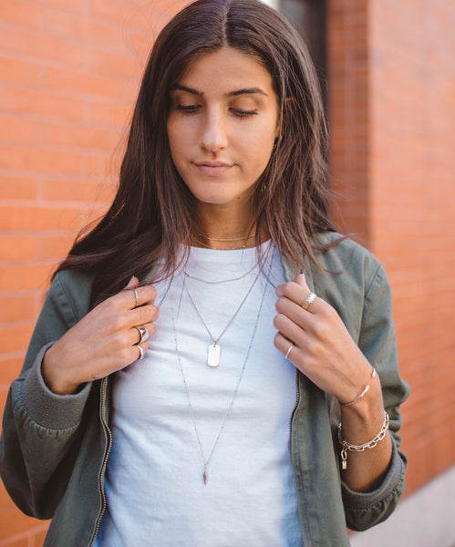 Choker and Long Dagger Necklace