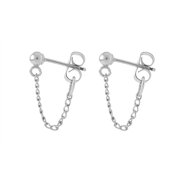 Mini Chain Hoops - Phyllis + Rosie
 - 2