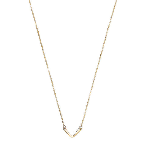 Mini V Bar Necklace - Phyllis + Rosie
 - 1