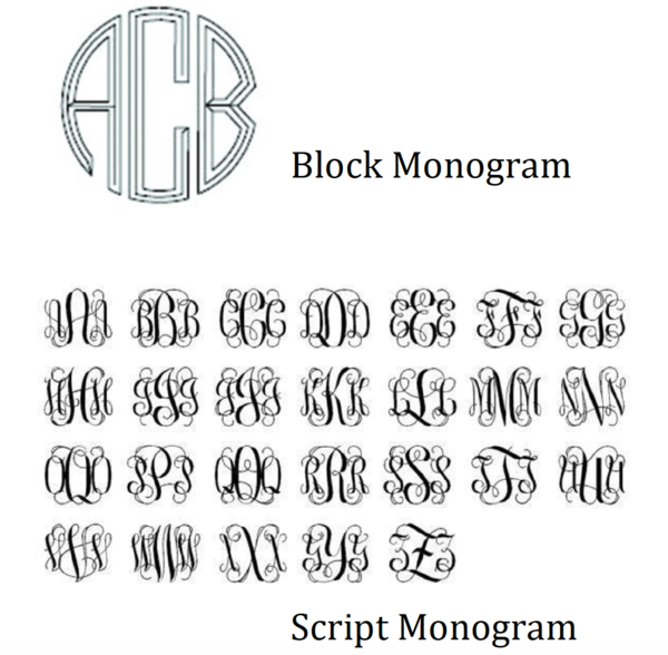 Monogram Dog Tag Necklace