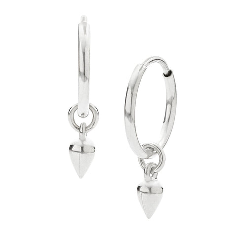 Pear Drop Mini Hoops